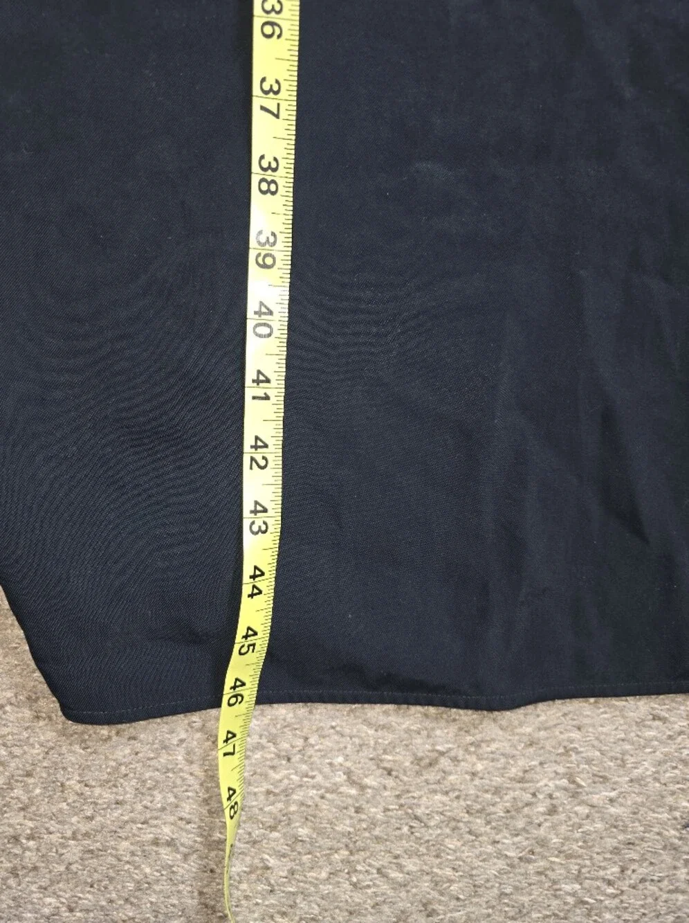 Everlane Tencel Scoop Neck Side Slit Black Midi Dress Size 4
